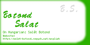 botond salat business card